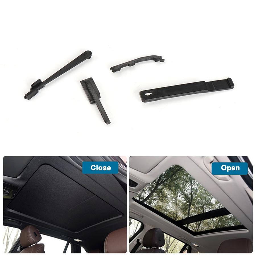 For BMW X5 Black Car Sunroof Sun Visor Repair Kit Sunroof Curtain Fixing Buckle For BMW X5 E70 F15