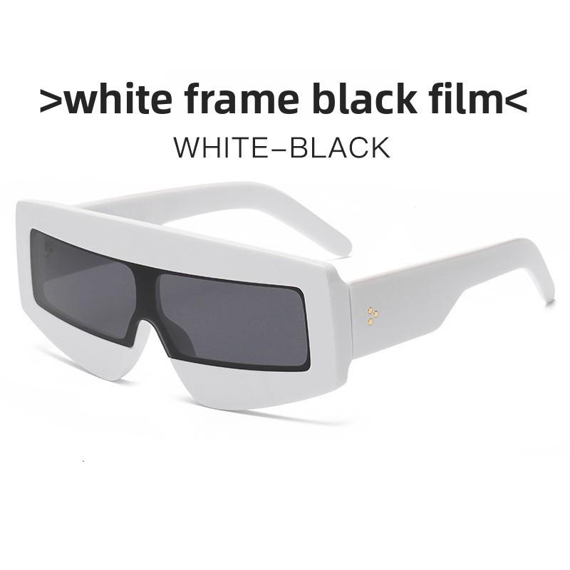 Modische übergroße quadratische Sonnenbrille mit UV400-Schutz für Reisen und Sommerausflüge