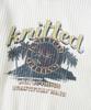 KNITTED Vintage Palm Tree Minimalist Round Knit Ivory