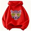 Fashion Tiger Printed Graphic Hoodie Kids Children's Sweatshirt Hoody for Boys Girls Spring Casual Hoodies
