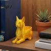 Büroschreibtisch-Aufbewahrungsbehälter Ägyptische Katzenstatue, 3D-gedruckte Bastet-Figur mit Aufbewahrung, Mythische Kreaturen-Organizer für Home Office, Sammlerstück