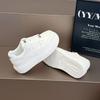Foam Sole Leather Women's Spring New Thick Sole Heightening Women's Shoes Casual Versatile Sports Board Shoes Women