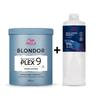 Wella Welloxon Perfect Cream 9% Oxidizer 1L + Blonderplex Multi Blonde Powder 800g Set 1 Pcs