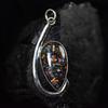 Natural Opal Pendant 925 Sterling Silver 29.50 ct Pear Cut for Her October Birthday Birthstone