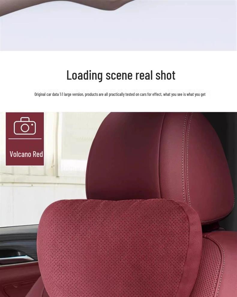 Suitable Headrest & Lumbar Pillow for 5, 7, I3, X1, X2, iX3, X4, X5 Series Car Interior