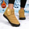 TUINANLE Dámske zimné čižmy Kožušinové teplé členkové čižmy Dámske hrubé plyšové protišmykové bavlnené topánky