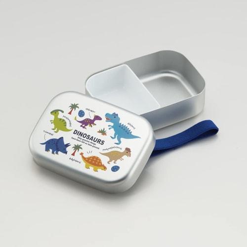 Skater Lunch Box Dinosaur Picture 370ml Aluminum Warm Storage Compatible for Children Made in Japan ALB5NV-A