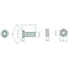 Plow bolt with nut M16x2 length 40 class 10.9 for plow 1640HU x25 pcs