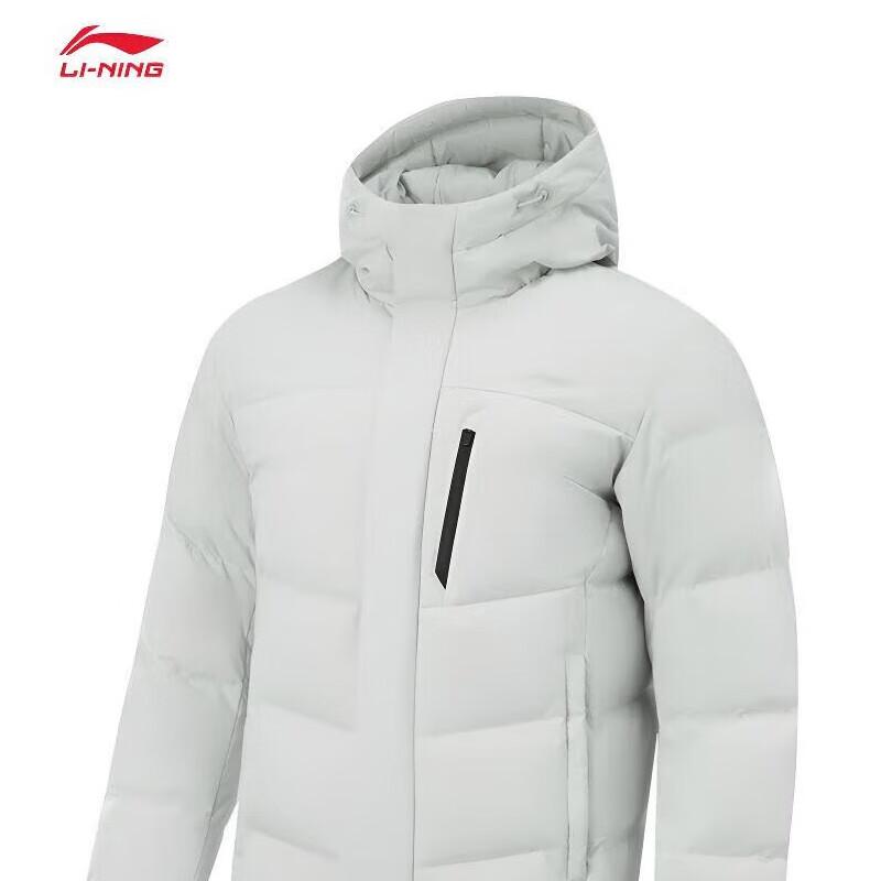 Li-Ning Универсальная мужская короткая куртка-пуховик с капюшоном AYMV153 XL