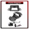 2Din Android Car-Play Car Radio,Ford Kuga 2 Escape 3 2012-2019,Multimedia Player Head Unit Stereo GPS Navigation BT WIFI,1+16GB