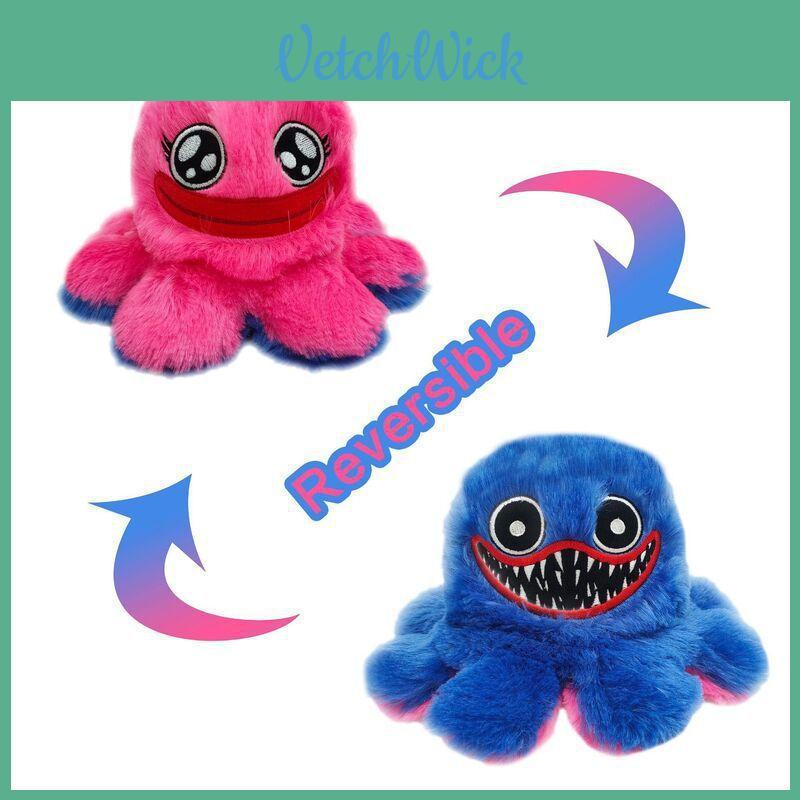 Wuggy Huggy Giocattoli di Peluche Double-sided Poppy Playtime Bambola Regalo Ripiegabile