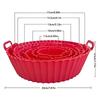 Heißluftfritteuse Backblech Ofen Backblech Frittierkorb Matte Heißluftfritteuse Silikontopf Ersatz Grillpfanne Backform Pizzablech