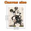 Disney Pearl Art Painting Home Wall Decor Mickey Gemstone Painting Picture Crafts Adult/Beginner Gift Creative Home Decor Unframed