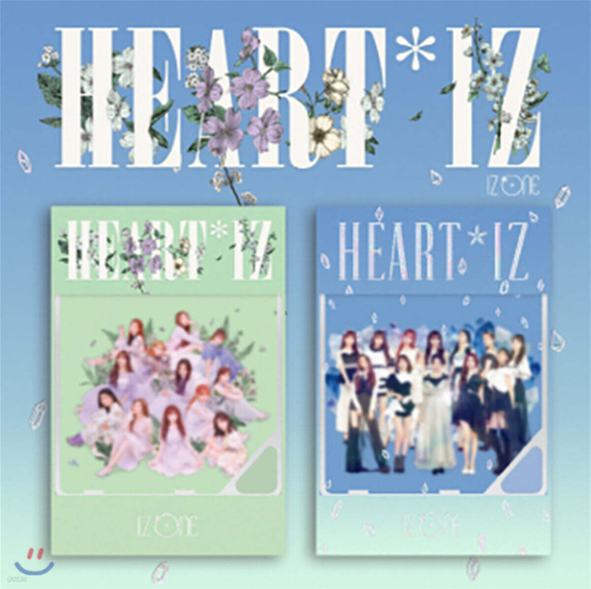 

IZ*ONE - HEART*IZ [Randomly Sent Out of 2 Types][Smart Music Album (Kino Album)]
