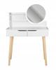 SCANDI dressing table with mirror, Scandinavian cosmetics