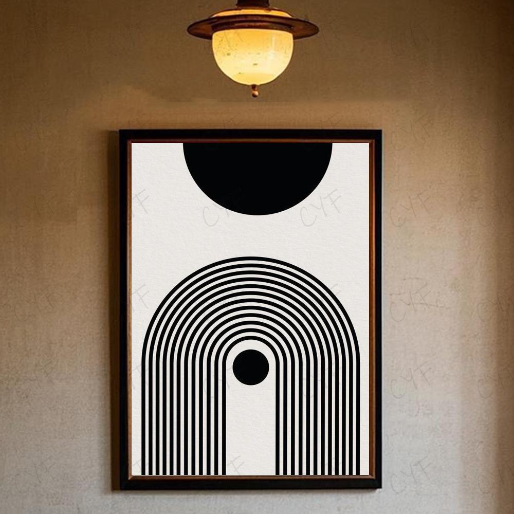 Abstract Bohemian Wall Art Poster High Quality Wall Art for Home Office Bedroom Living Room Hallway Bar Perfect Gift Idea