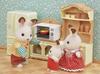 Sylvanian Families Nábytek [Sporák a regál] Ka-425 Certifikováno značkou ST, od 3 let, Hračka Domeček pro panenky, Sylvanian Families, EPOCH
