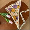 Women's French Retro Knit Hollow Headscarf: Summer Triangular Pastoral Style for Beach Sun Protection