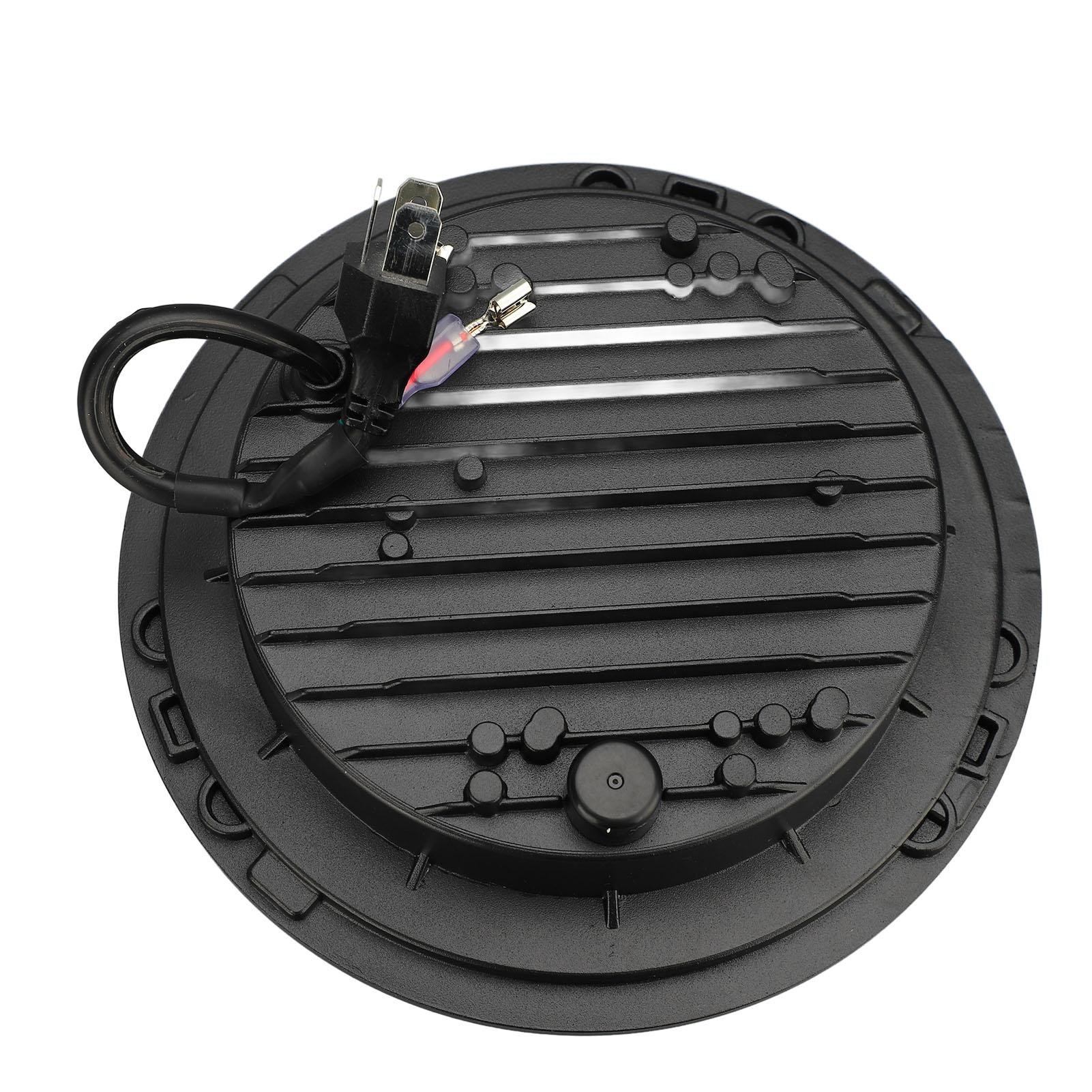 

7-дюймовая светодиодная фара IP67 Водонепроницаемая 8000 светового потока Круглые светодиодные фары для бездорожья для Wrangler DC9