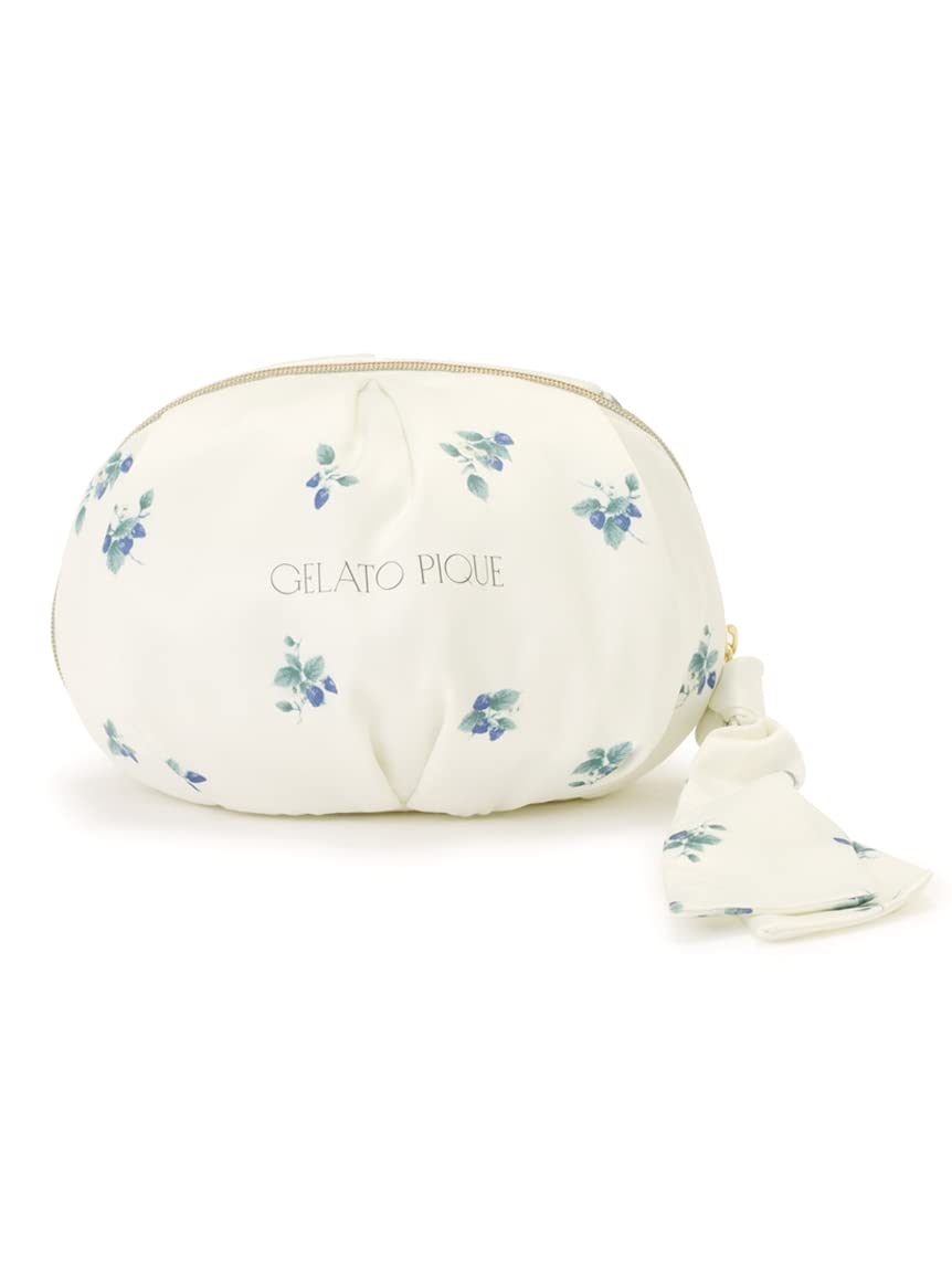 

Retro Strawberry Pattern Pouch PWGB231691 BLU [Gelato Pique] синій