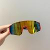 Kids' Large Frame Sports Sunglasses: UV-Protective, Windproof Ski & Cycling Goggles for Boys.