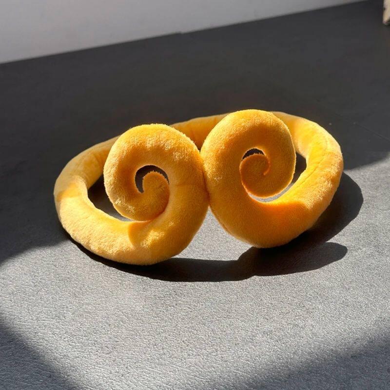 Sun Wukong Golden Cudgel Headband: Creative Plush Hair Accessory and Face Washing Band