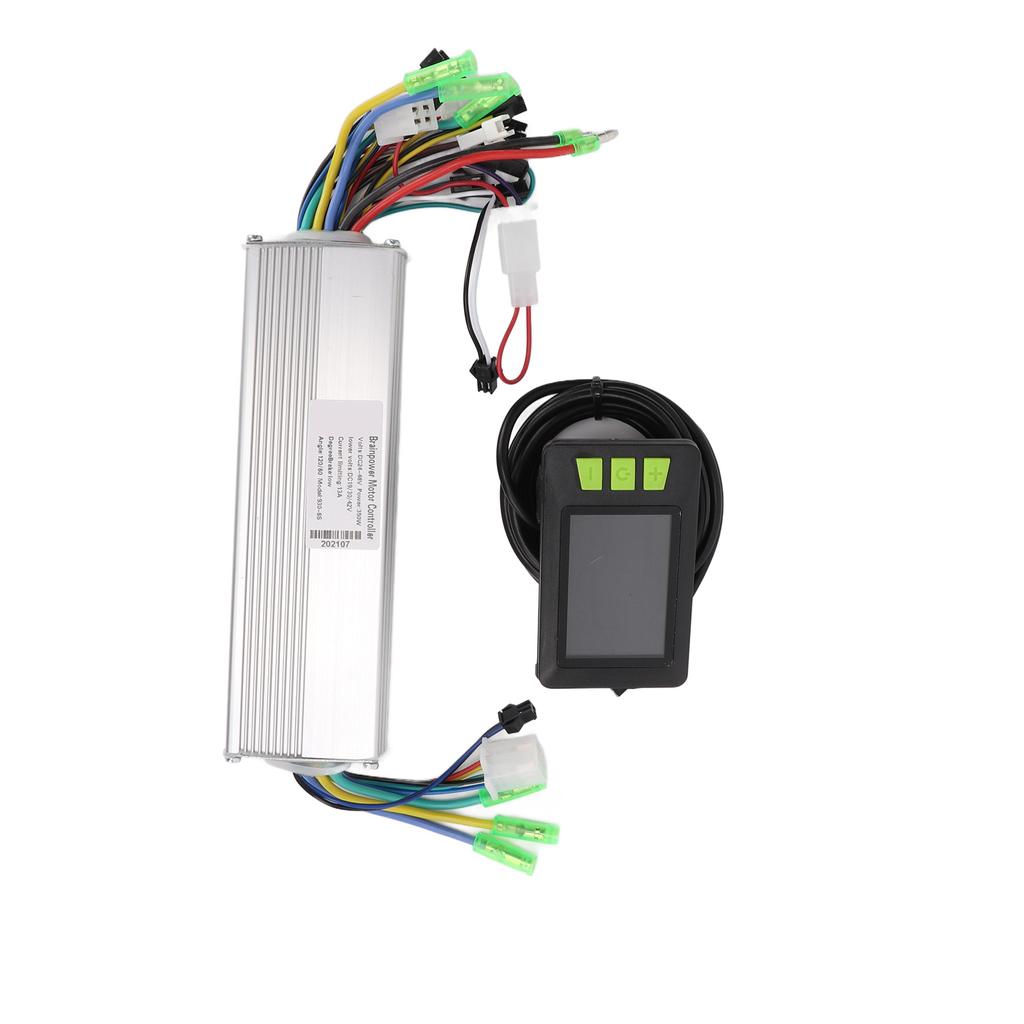 24?48V 350W Motor Brushless Controller Dual Drive Kit with Waterproof LCD Colorful Display Meter