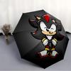 1pc Shadow the Hedgehog Automatic Cute Umbrella 8-Bone Design Compact Gear for Outdoor Travel, Perfect Holiday Gift Yy251230033
