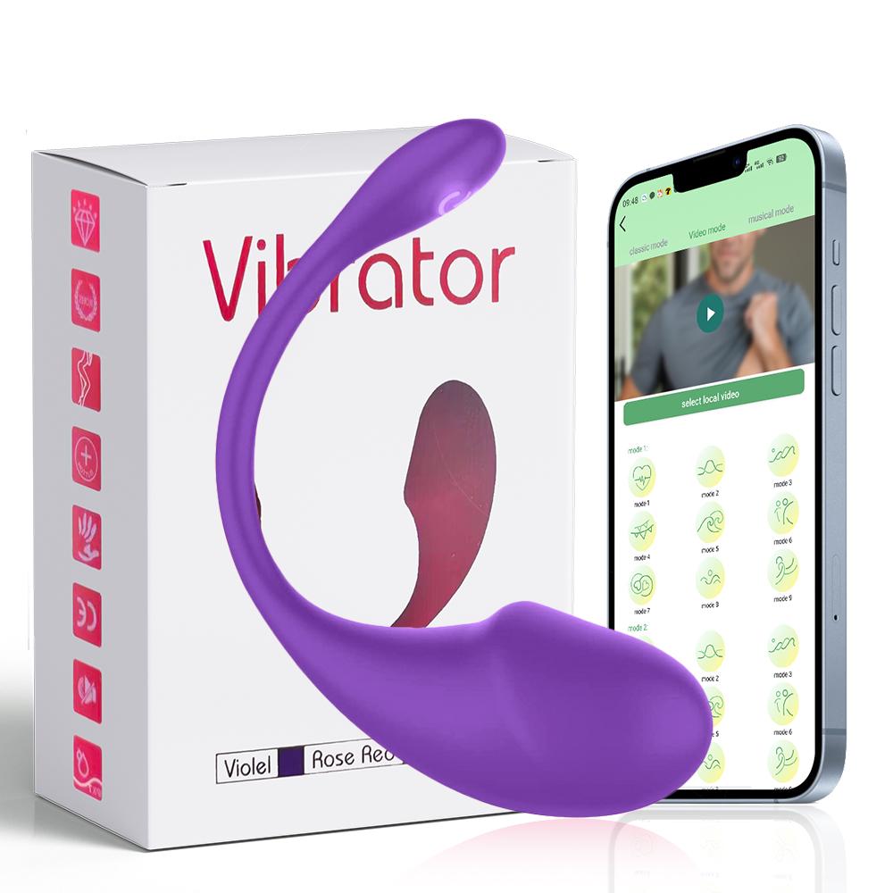 APP Bezprzewodowy Wibrator Bluetooth Sterowanie Aplikacją Wibrujące Jajko Miłości Stymulator Łechtaczki Masażer Punktu G Zabawki Seksualne dla Kobiet Zabawki dla Dorosłych