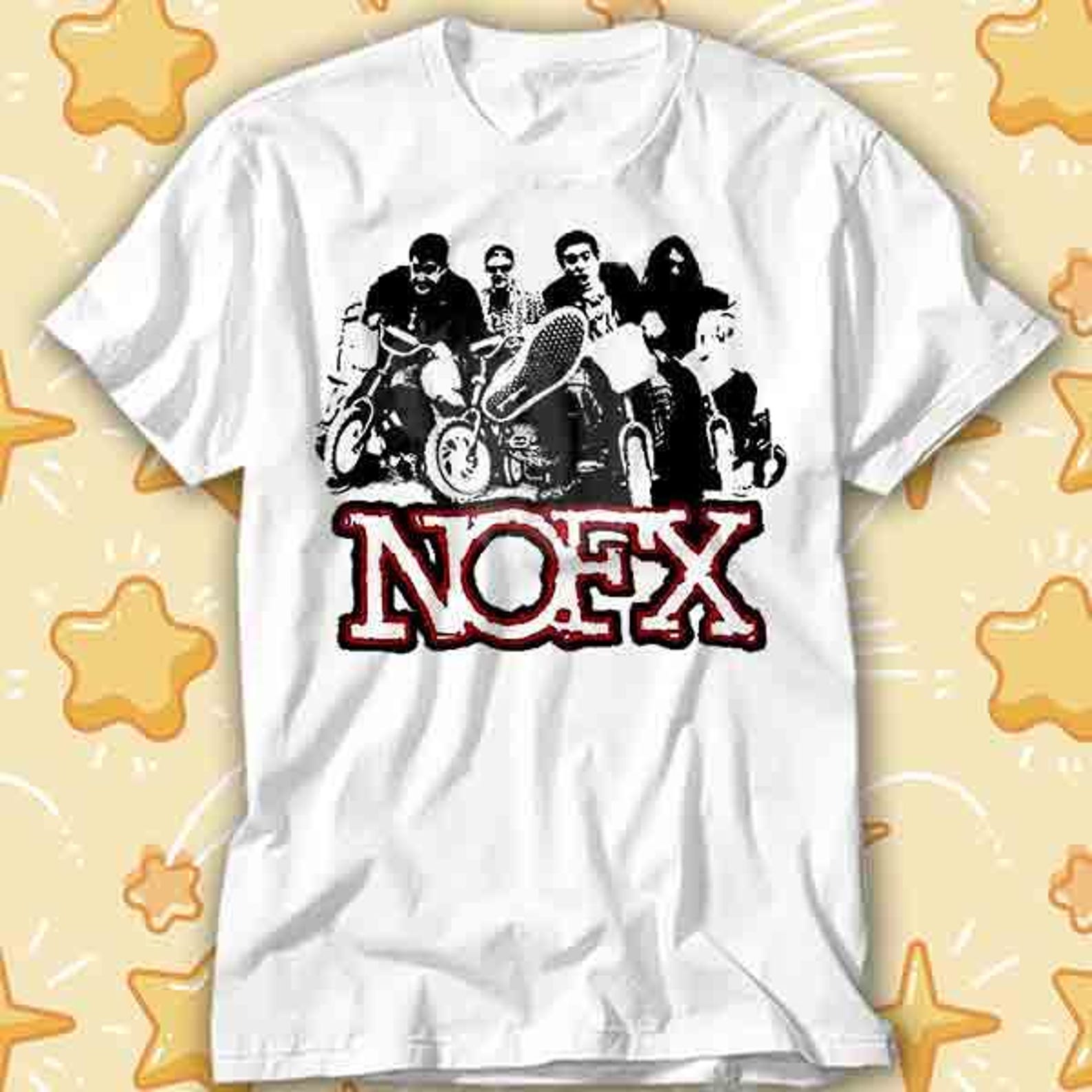 NOFX Music Band Live Concert Poster Hippie Punk T-Shirt 558 S