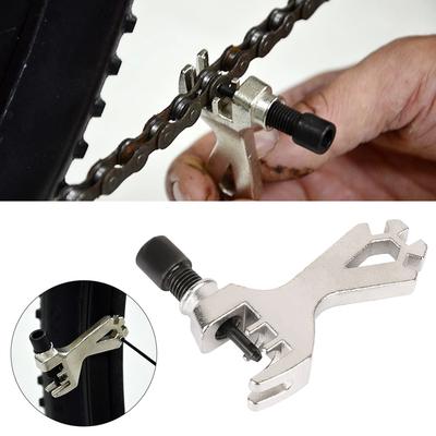 1PC Cortador de Cadena de Bicicleta Portátil con Llave de Radios Herramienta de Mantenimiento para Montaje Desmontaje de Cadena