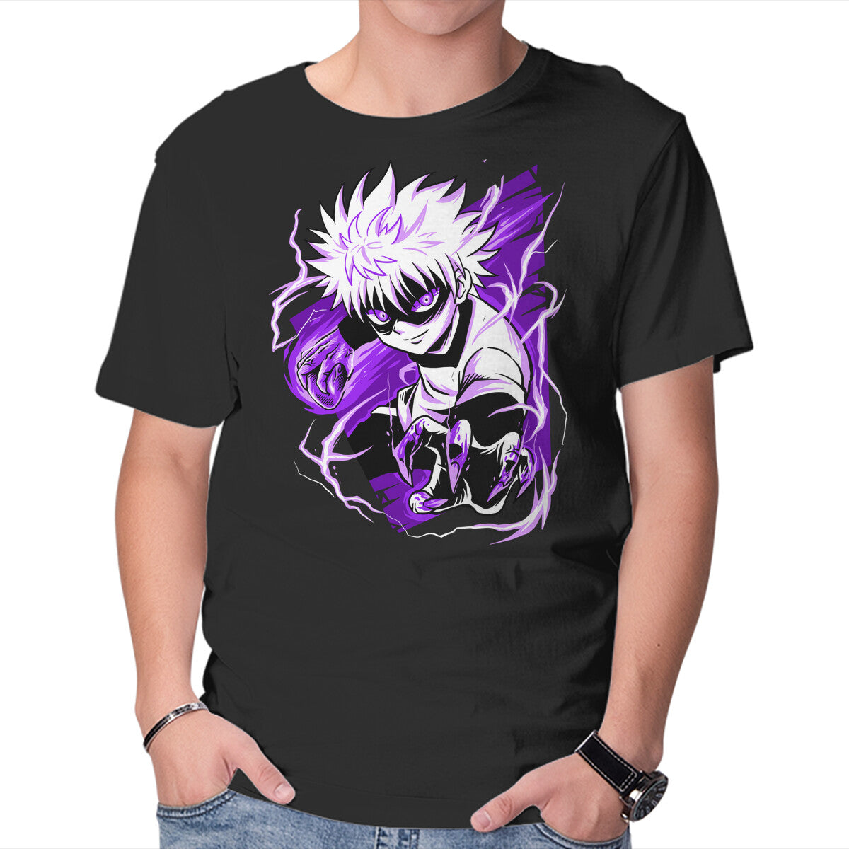 Unisex Crew Neck T-Shirt Ready To Hunt Graphic Short Sleeve Casual Tee S