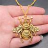 Golden Animals Plants Nature Themed Pendant Antique Color Metal Men Collar Necklace Best Seller