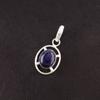 Oval Sodalite Stone 925 Sterling Silver Anniversary Gift Artisan Boho Pendant PP-6-20