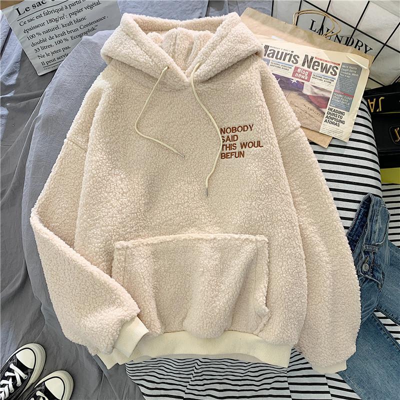 Girls Hoodie Sweater With Embroidery For Casual Fall Winter Wear