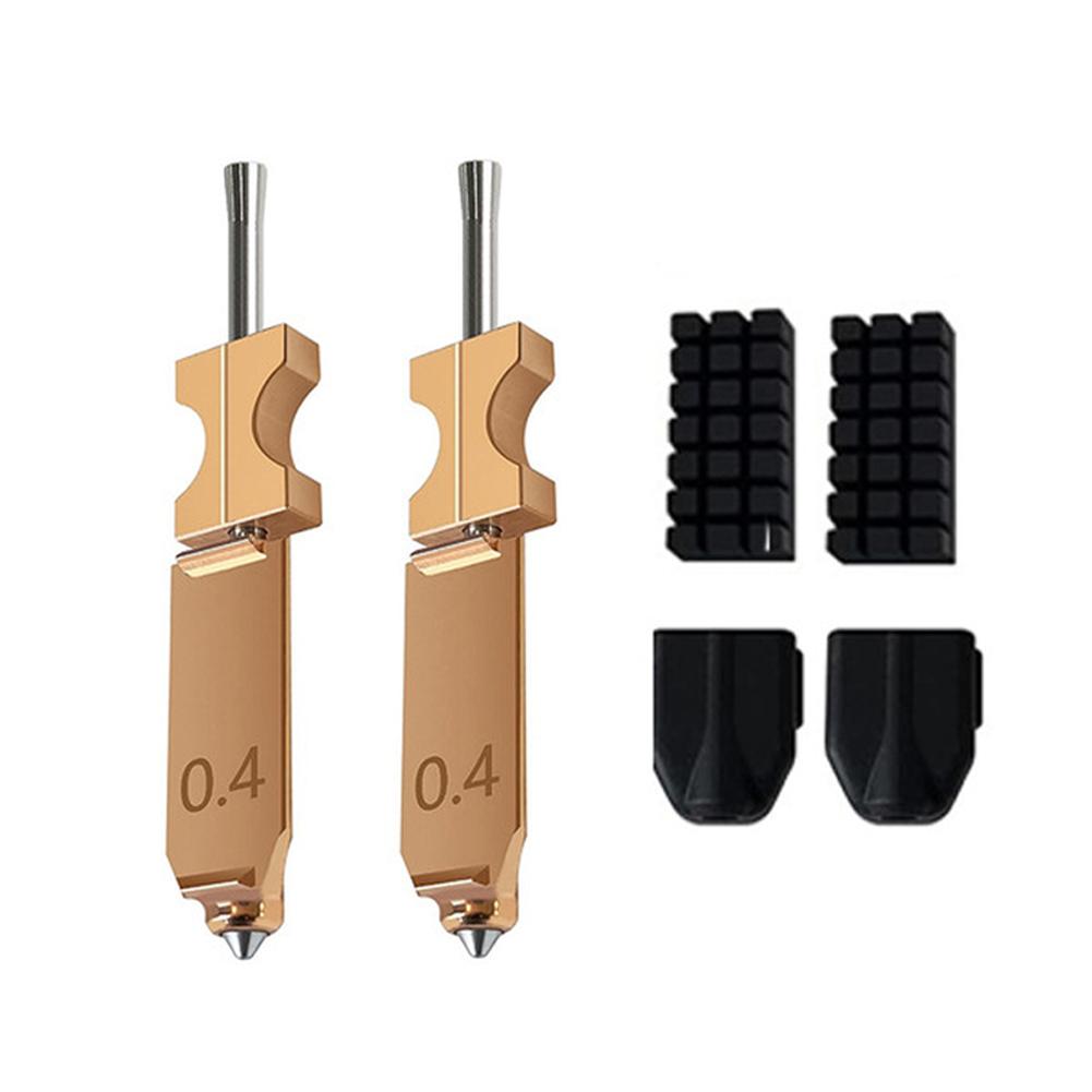 

AD5X Горячий конец Экструзионное сопло Горловина Для 3D-принтера Аксессуары Компонент сопла 2x Сопла+2x Защитные колпачки+2 Щетки