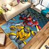 Custom Personalization Optimus Prime & Bumblebee Area Rug - Perfect For Kitchen, Bathroom,Laundry Room Decor Large Size Available,Gift All Seasons
