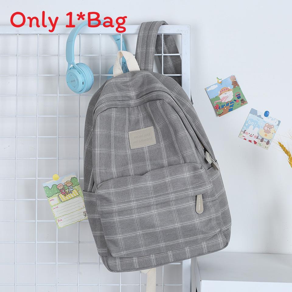 Minimalist College Student Backpack With Breathable Oxford Fabric For Teens And Adults