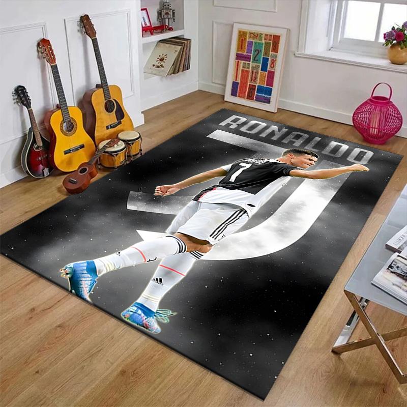 1pc Number 7 Soccer Design Printed Area Rug Carpet for Bedroom Living Room Home Decor Rugs Mat Non Slip Mat Rug for Bedside