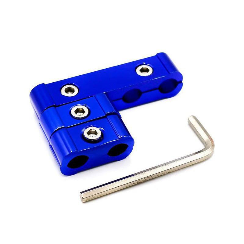 Universal Aluminum Alloy Spark Plug Wire Separator Kit With Fixed Clips For Car Engine Maintenance
