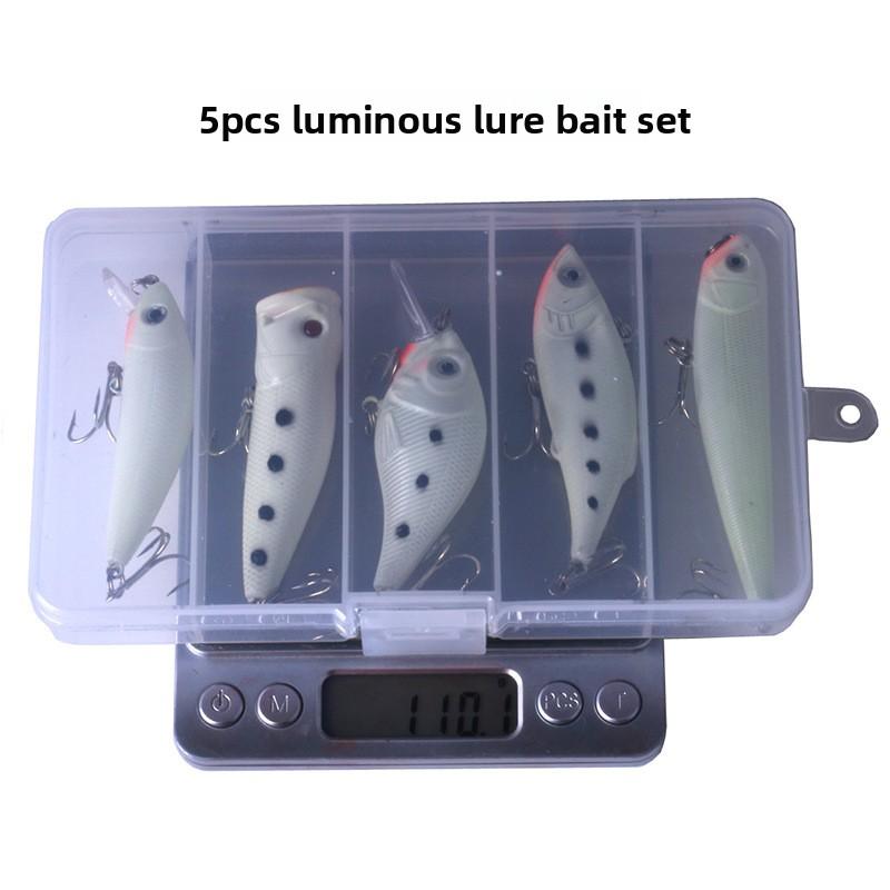 Lure bait set5-10PCSBoxed artificial bait, bionic bait, suitable for both freshwater and saltwater fishing equipment
