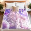 Cartoon Kitagawa Marin Furina Flannel Blanket Cover Warmth Soft Anime Blanket Multifunctional Decor Home Universal Blankets