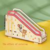 3D Mechanical Wooden Escalator Puzzle Toy DIY Assembling Model Kit HandsOn Educational Gift for Parent Child Interaction