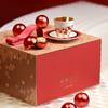 Yonghua Beauty Red Lucky Bone China Master Cup & Saucer Gift Set