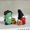 Whimsical Resin Gnome Decor - Pumpkin Hat Halloween Figure, Cute Home Accent Gift