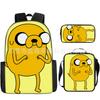 Adventure Time Backpack Set 3-Piece Comic Bookbag Shoulder Bag Pencil Case