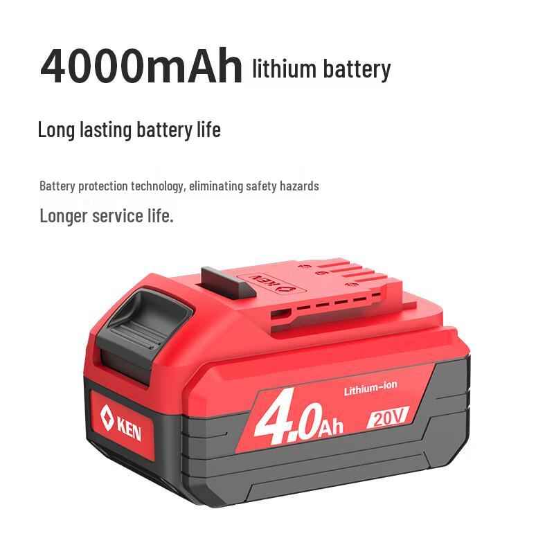 KEN 20V Brushless Cordless Angle Grinder CN plug (adapter included)