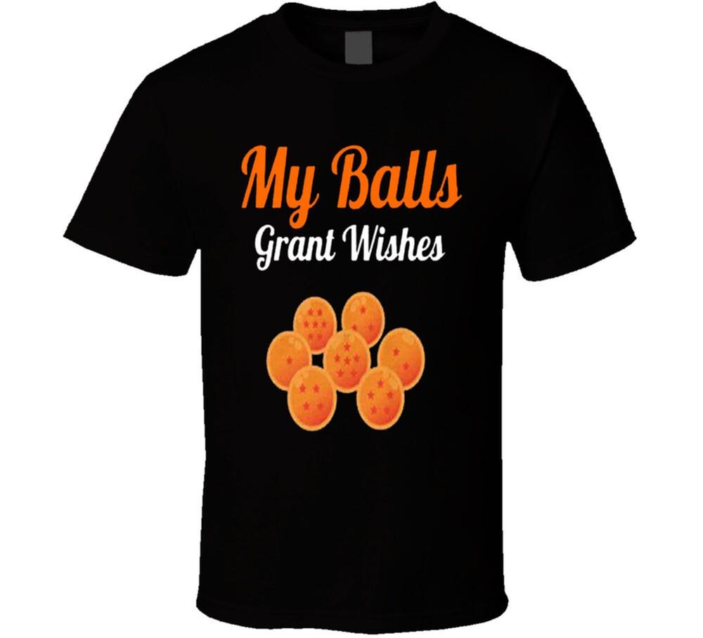 

Мои Шары Исполняют Желания Футболка Dragon Ball Z Смешная M