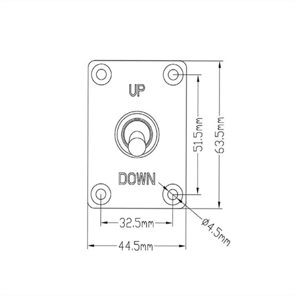 3-pin DC12V Momentary Button Switch On/Off/ON Tilt Trim Switches  RV Carava