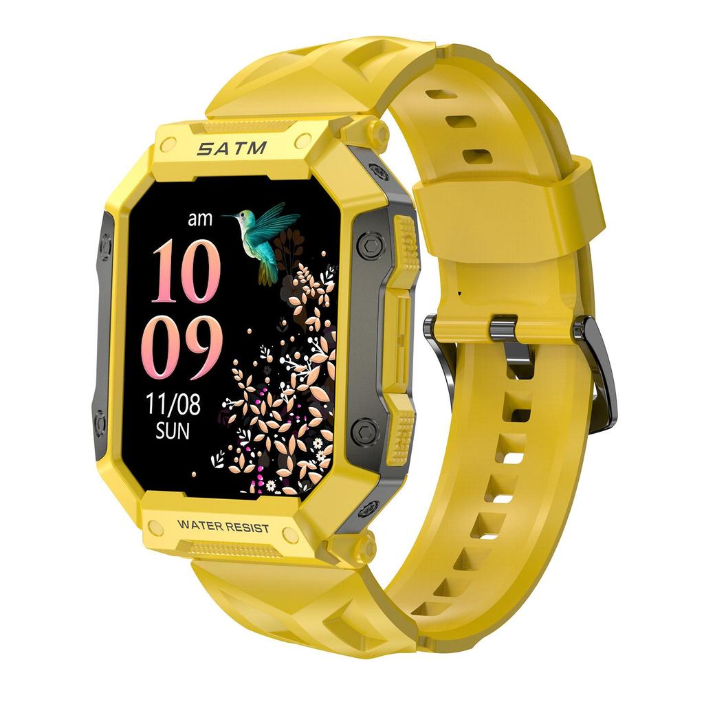 Rainbuvvy PG333 Smart Watch 1.92inch Touch Screen Bluetooth Call Heart Rate Sleep Monitoring Pedometer Outdoor Sports Watch